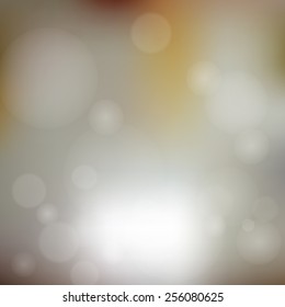 Blurred background with bokeh. Vector illustration