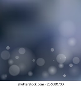 Blurred background with bokeh. Vector illustration