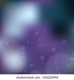 Blurred background with bokeh. Vector illustration