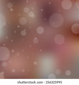 Blurred background with bokeh. Vector illustration