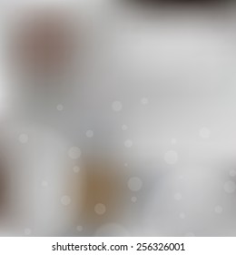 Blurred background with bokeh. Vector illustration