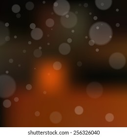 Blurred background with bokeh. Vector illustration