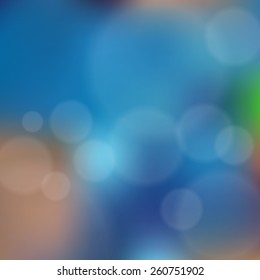 Blurred background with bokeh. Vector illustration