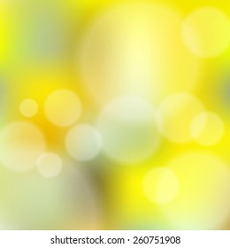 Blurred background with bokeh. Vector illustration