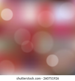 Blurred background with bokeh. Vector illustration