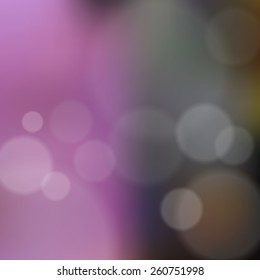 Blurred background with bokeh. Vector illustration