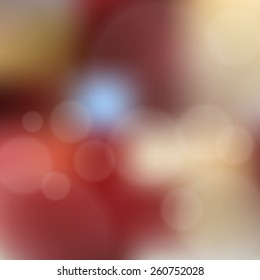 Blurred background with bokeh. Vector illustration