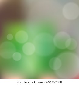 Blurred background with bokeh. Vector illustration