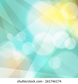 Blurred background with bokeh. Vector illustration