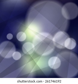 Blurred background with bokeh. Vector illustration