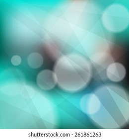 Blurred background with bokeh. Vector illustration