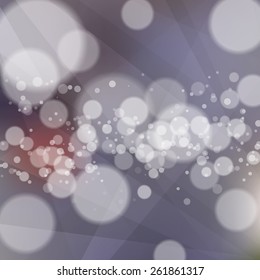 Blurred background with bokeh. Vector illustration