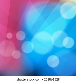 Blurred background with bokeh. Vector illustration