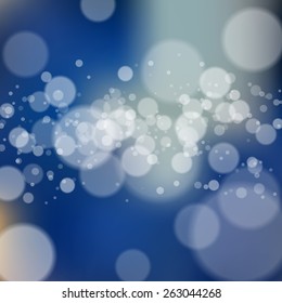 Blurred background with bokeh. Vector illustration