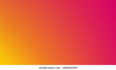 Blurred background. Circle dots pattern. Abstract orange and purple gradient design. Round spot texture background. Landing blurred page. Circles bubble or dots pattern. Vector