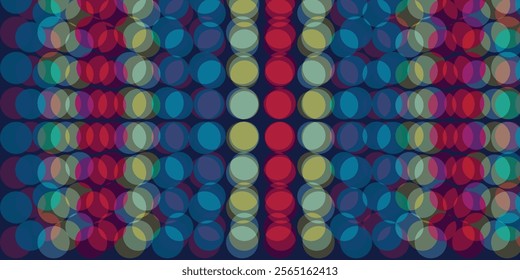 A blurred background of a concert venue with colorful stage lights, capturing the atmosphere of live music.
