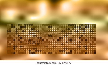 The blurred background with dots banner