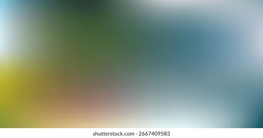 Fondo borroso con hermosos colores paisajísticos, Gradientes suaves y combinaciones de colores frescos ideales para proyectos de diseño creativos y modernos.