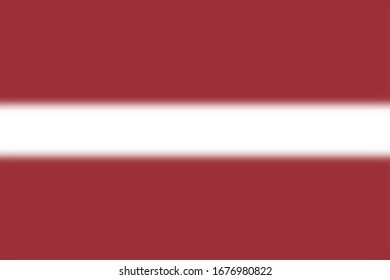 Blurred background with flag Latvia. Vector illustration