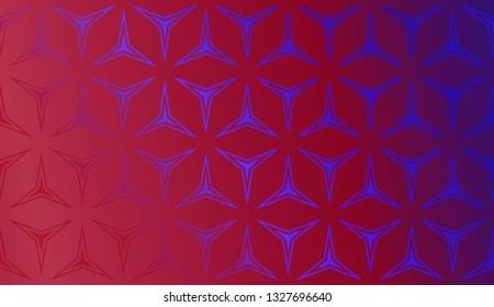 Blurred Background. Futuristic Template. Original Interior Background In Triangles Style. Curved Line. Vector Illustration. For Modern Interior Design, Fashion Print.