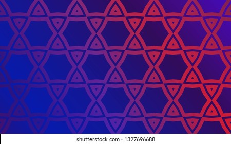 Blurred Background. Futuristic Template. Original Interior Background In Triangles Style. Curved Line. Vector Illustration. For Modern Interior Design, Fashion Print.