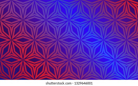 Blurred Background. Futuristic Template. Original Interior Background In Triangles Style. Curved Line. Vector Illustration. For Modern Interior Design, Fashion Print.