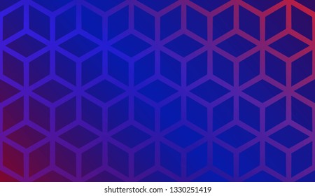 Blurred Background. Futuristic Template. Original Interior Background In Triangles Style. Curved Line. Vector Illustration. For Modern Interior Design, Fashion Print.