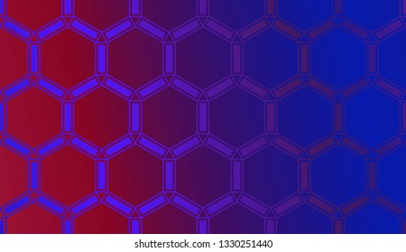 Blurred Background. Futuristic Template. Original Interior Background In Triangles Style. Curved Line. Vector Illustration. For Modern Interior Design, Fashion Print.
