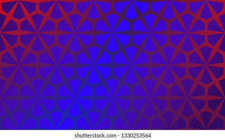 Blurred Background. Futuristic Template. Original Interior Background In Triangles Style. Curved Line. Vector Illustration. For Modern Interior Design, Fashion Print.