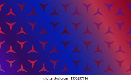 Blurred Background. Futuristic Template. Original Interior Background In Triangles Style. Curved Line. Vector Illustration. For Modern Interior Design, Fashion Print.