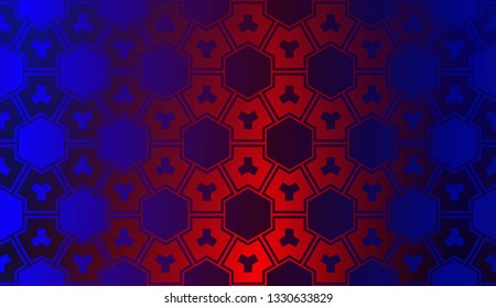 Blurred Background. Futuristic Template. Original Interior Background In Triangles Style. Curved Line. Vector Illustration. For Modern Interior Design, Fashion Print.
