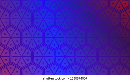 Blurred Background. Futuristic Template. Original Interior Background In Triangles Style. Curved Line. Vector Illustration. For Modern Interior Design, Fashion Print.