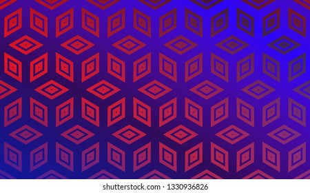 Blurred Background. Futuristic Template. Original Interior Background In Triangles Style. Curved Line. Vector Illustration. For Modern Interior Design, Fashion Print.