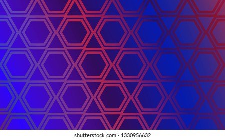 Blurred Background. Futuristic Template. Original Interior Background In Triangles Style. Curved Line. Vector Illustration. For Modern Interior Design, Fashion Print.
