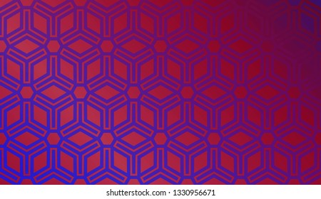 Blurred Background. Futuristic Template. Original Interior Background In Triangles Style. Curved Line. Vector Illustration. For Modern Interior Design, Fashion Print.