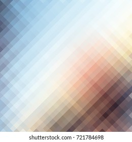 Blurred background. Geometric abstract pattern in low poly style.