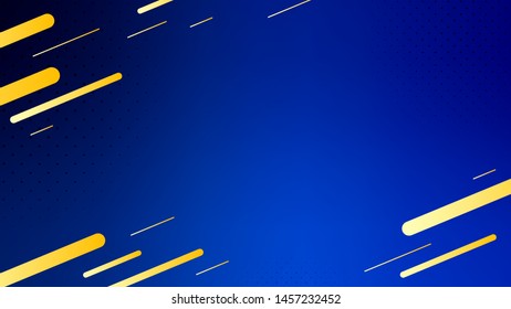 Blurred background. Geometric shapes. Abstract blue gradient design. Dynamic shapes background. Landing page blurred cover. Geometric template banner. Vector