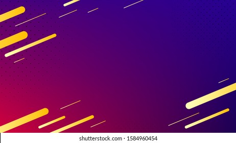 Blurred background. Geometric shapes. Abstract pink and blue gradient design. Dynamic shapes background. Landing page blurred cover. Geometric template banner. Vector