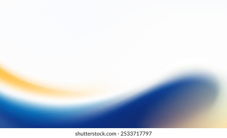 A blurred background with a gradient of blue, yellow, and white. The colors blend smoothly into each other, creating a soft and ethereal effect.