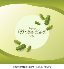 Blurred background with leaves	
