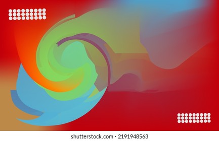 Fondo borroso con degradado de color abstracto moderno y borroso. Plantilla suave para su diseño gráfico creativo. Ilustración vectorial. EPS 8