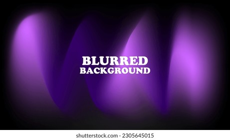 Blurred background with modern abstract blurred light color gradient. Smooth template for your graphic design. Vector illustration.