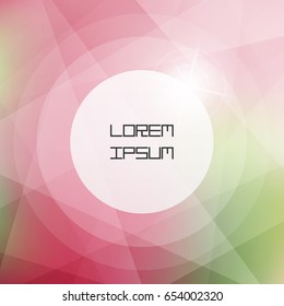 Blurred background. Modern pattern. Vector illustration with place for text. 