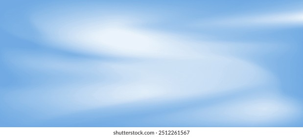Fondo borroso con nubes blancas modernas y esponjosas. Telón de fondo Abstractas para el Web y las redes sociales, elegante textura azul del gradiente del océano