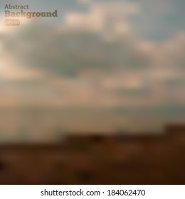 blurred background nature Vector EPS 10 illustration.
