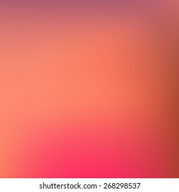Blurred background, pink orange, vector