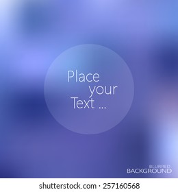 blurred background with place for your text vector illustration
