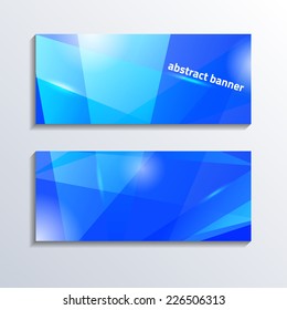 Blurred background set. Vector illustration.