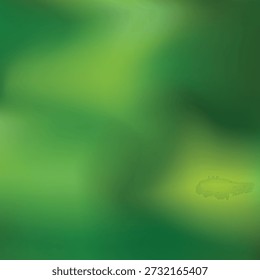 Blurred background in shades of green. Vector. Adjustable size.