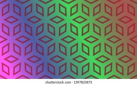Blurred Background, Smooth Geometric Texture Color. For Your Bright Website Pattern, Banner Header. Vector Illustration.